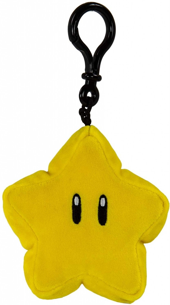 Mario Kart Pluche - Mocchi Mocchi Clip on Super Star