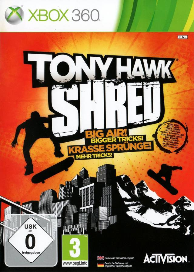 Tony Hawk Shred (Game Only)