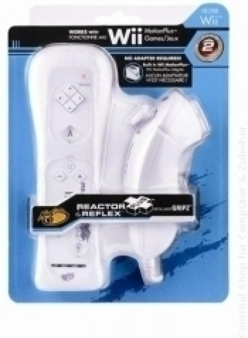 Image of Madcatz Reactor Plus and Reflex with Gripz (White)