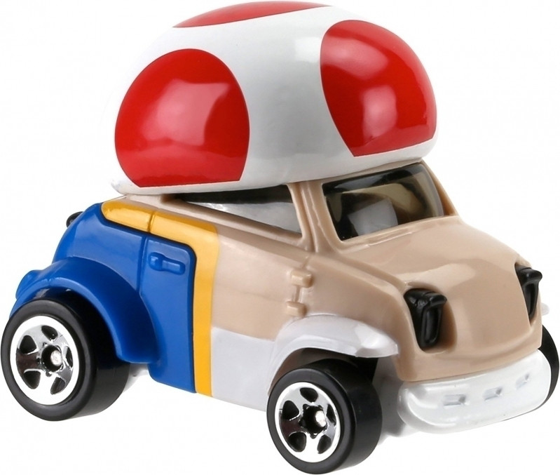 Image of Hot Wheels Super Mario Character Car - Toad