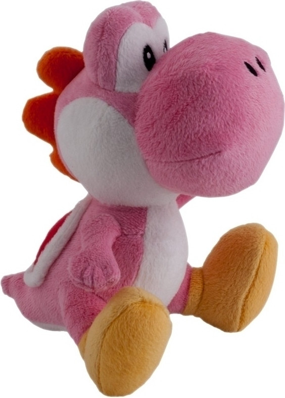 Image of Super Mario Pluche - Pink Yoshi (16cm)