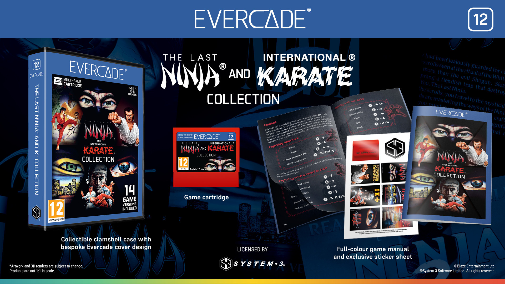 Evercade The Last Ninja and IK Collection