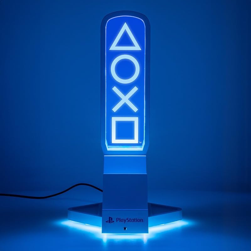 Playstation Desk Headphone with Light - Playstation Icons afbeelding