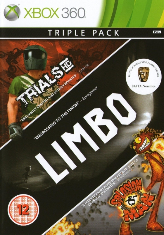 Ubisoft Trials HD / Limbo / Splosion Man (Triple Pack)