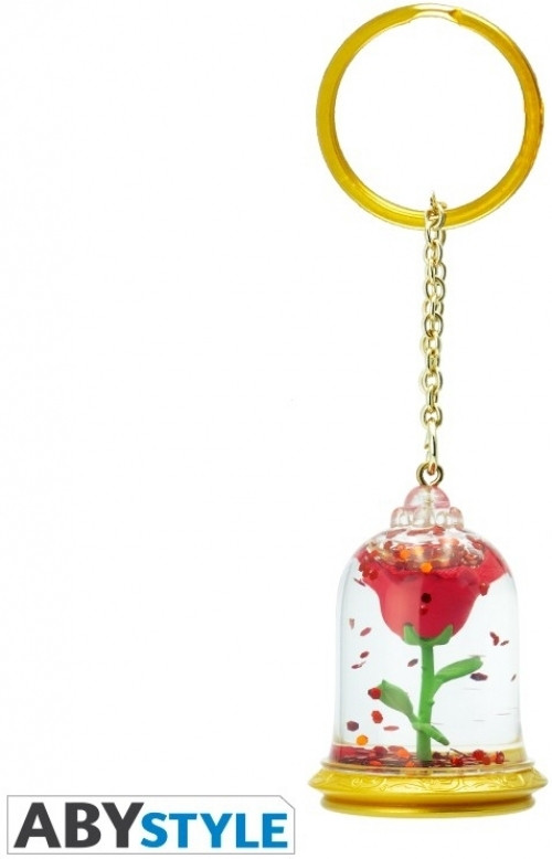 Disney Beauty and the Beast - Rose 3D Keychain