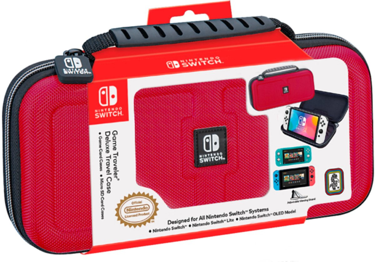 Switch Game Traveler Deluxe Case - Red