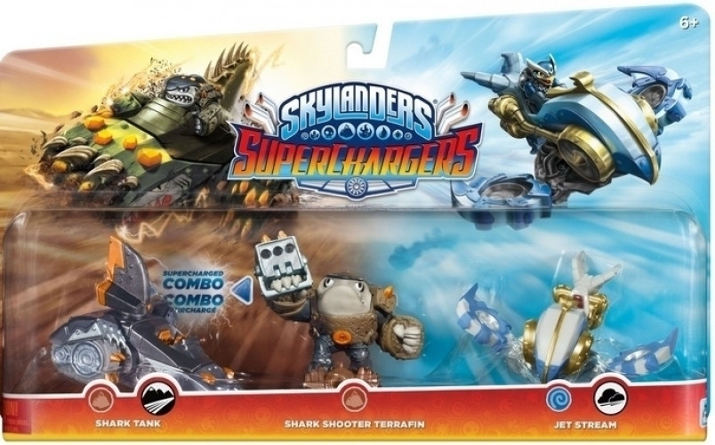 Image of Activision - Skylanders: SuperChargers Triple Pack: Shark Tank, Shark Shooter Terrafin & Jet Stream (87587EU)