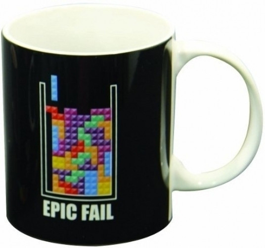 Image of Tetris Mug - Epic Fail (Black)