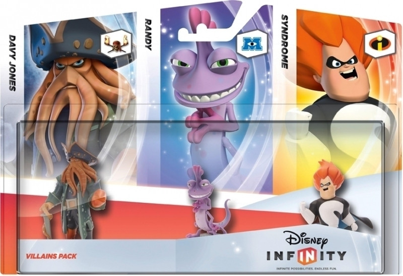 Image of Disney Infinity Triple Pack Villains (Randy / Syndrome / Davy Jones)
