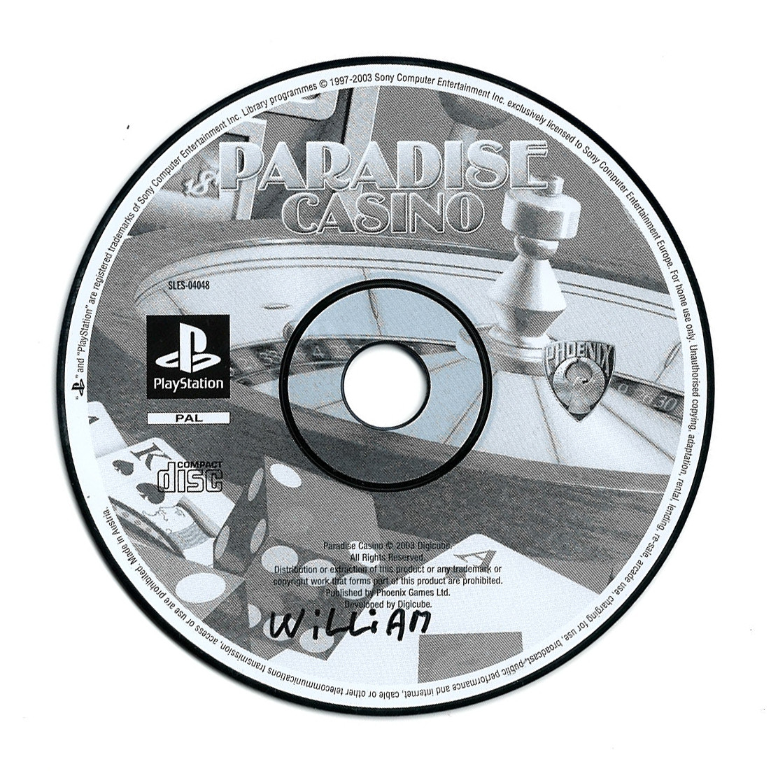 Paradise Casino (losse disc)