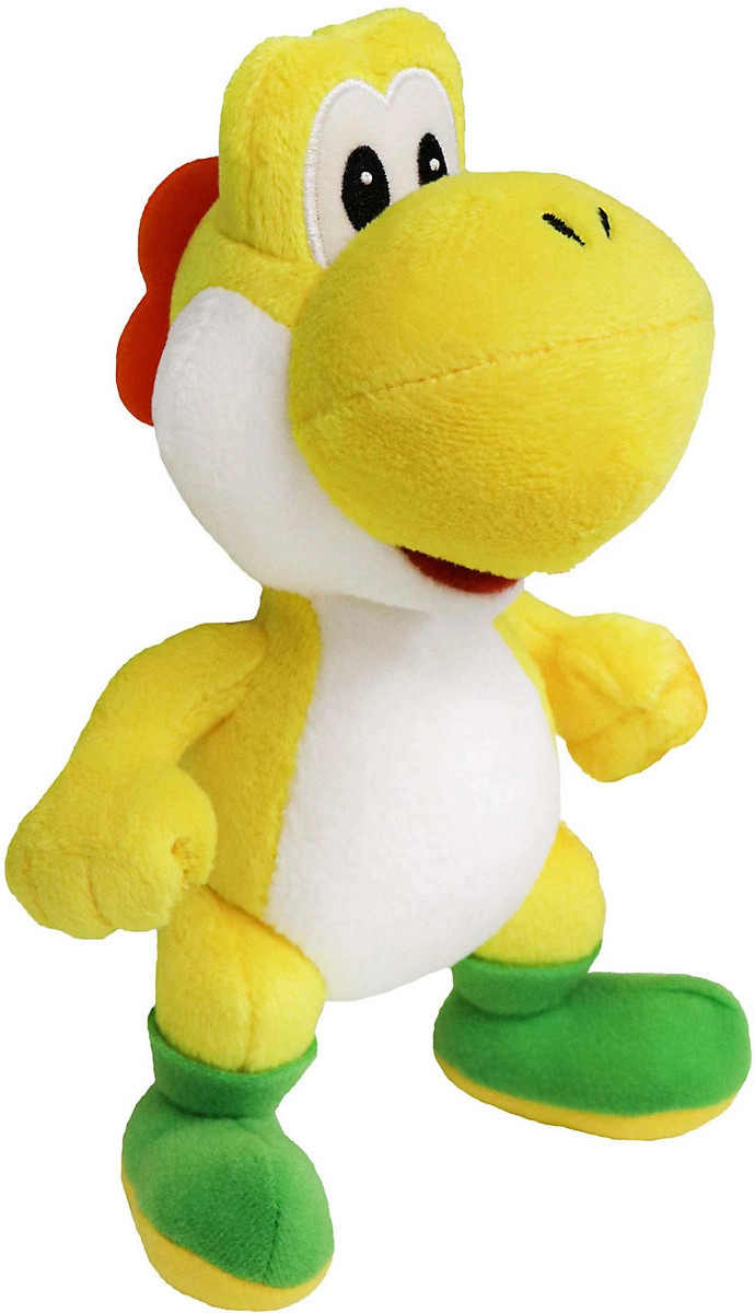 Super Mario - Standing Yoshi Pluche (Geel) afbeelding