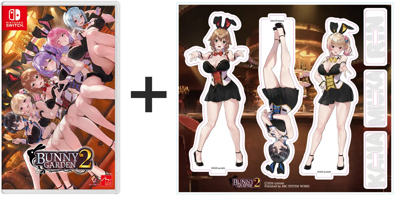 Qureate Bunny Garden 2 + Acrylic Stand Edition A