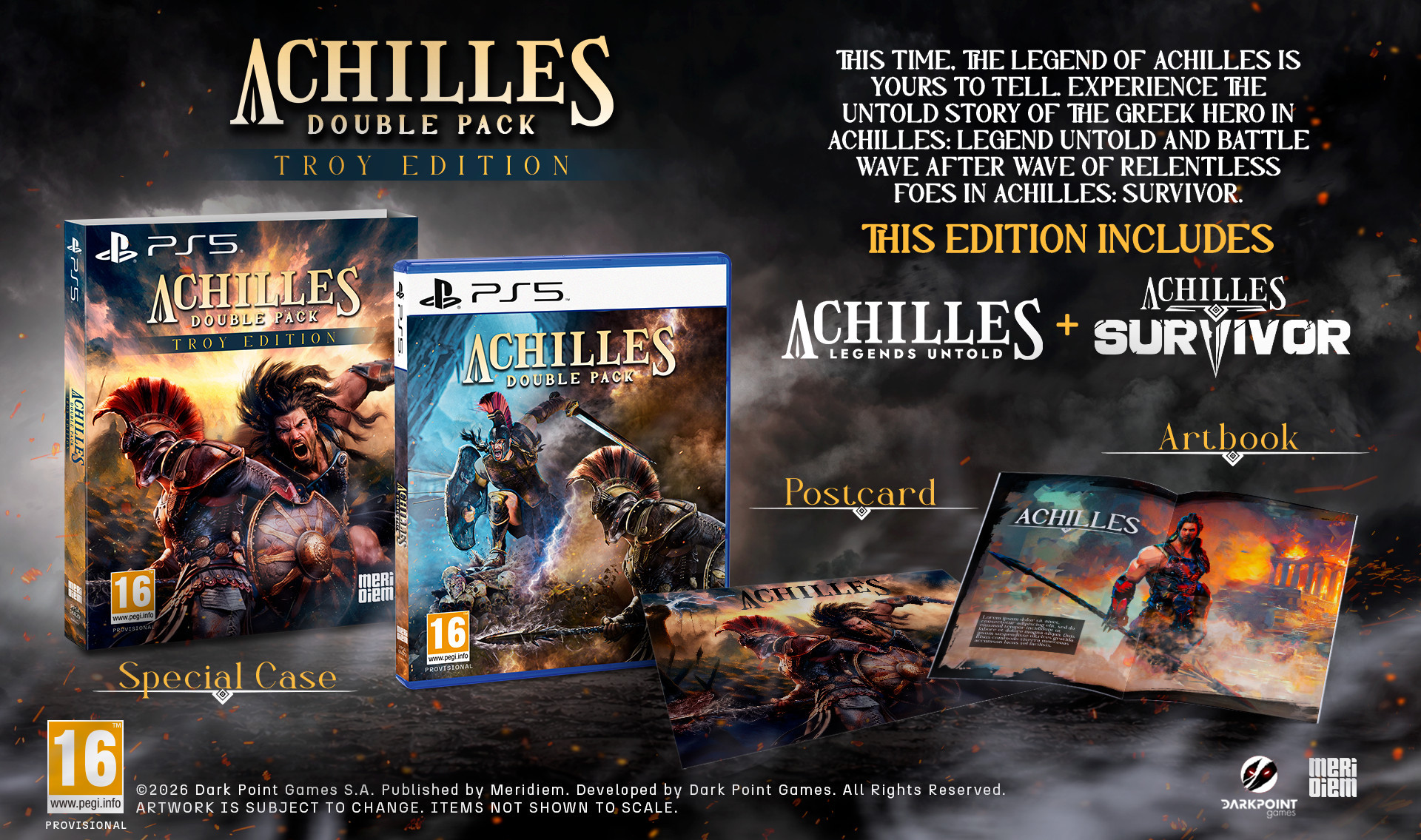 Meridiem Games Achilles Double Pack Troy Edition