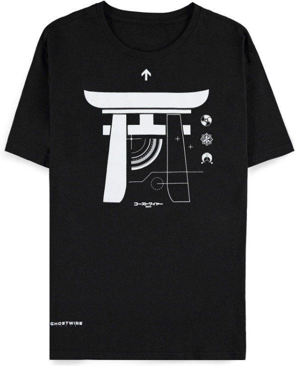 Ghostwire Tokyo Heren Tshirt -2XL- Torri Zwart