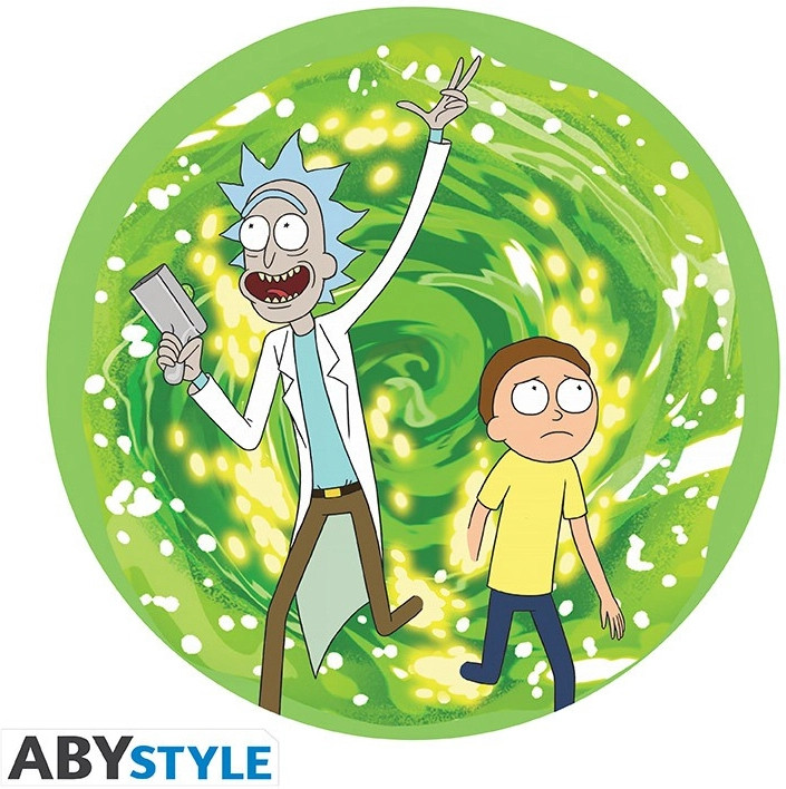 RICK & MORTY - Portal - Muismat '21.5cm'