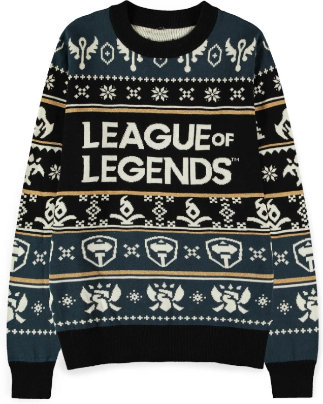 League Of Legends Kersttrui -S- Logo Multicolours