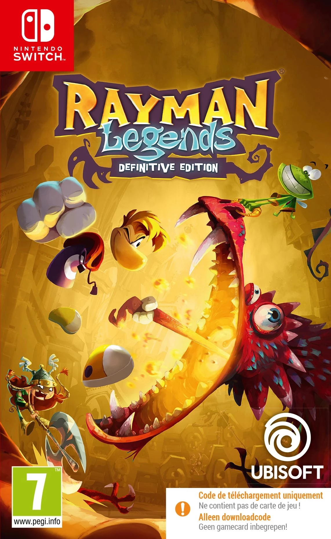 Rayman Legends - Definitive Edition (Code in a Box) (Nintendo Switch)