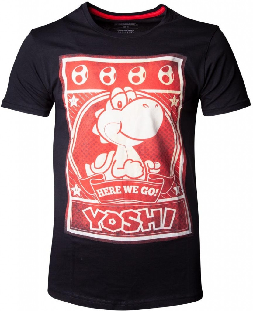 Nintendo - Super Mario Yoshi Poster Men's T-Shirt