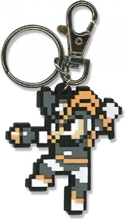 Image of Megaman 10 8-Bit Rubber Keychain - Bass
