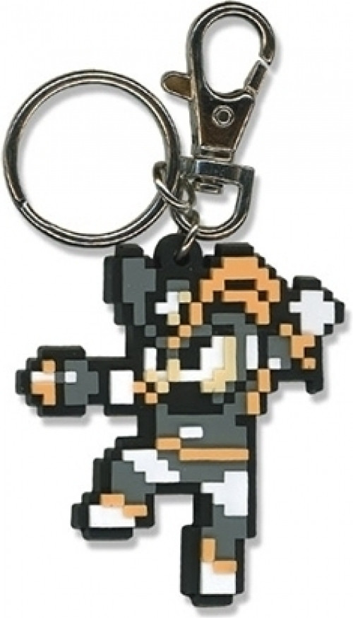 Megaman 10 8-Bit Rubber Keychain - Bass