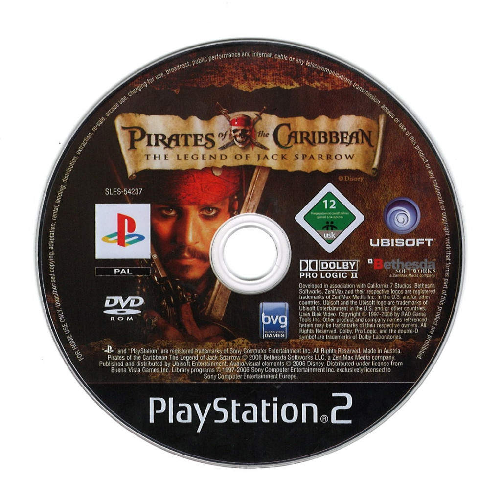 Pirates of the Caribbean Legend of Jack Sparrow (losse disc)