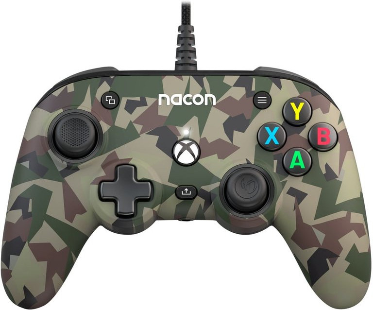 Nacon Pro Compact Wired Controller - Green Camo