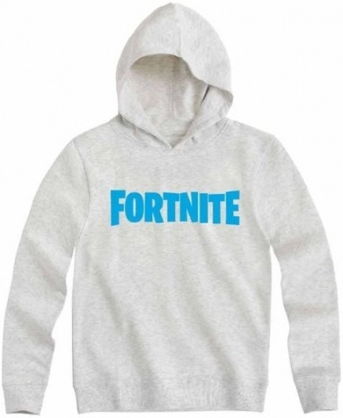 Fortnite - White Blue Logo Kids Hoodie