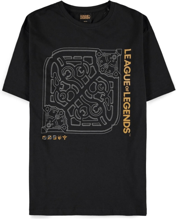 League Of Legends Heren Tshirt -XL- Zwart