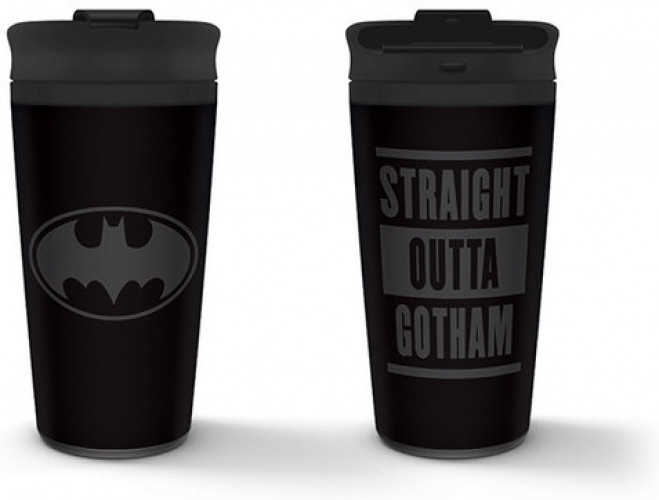 Batman - Straight Outta Gotham Metal Travel Mug