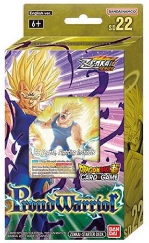 Dragon Ball Super TCG Zenkai Series Starter Deck - Proud Warrior