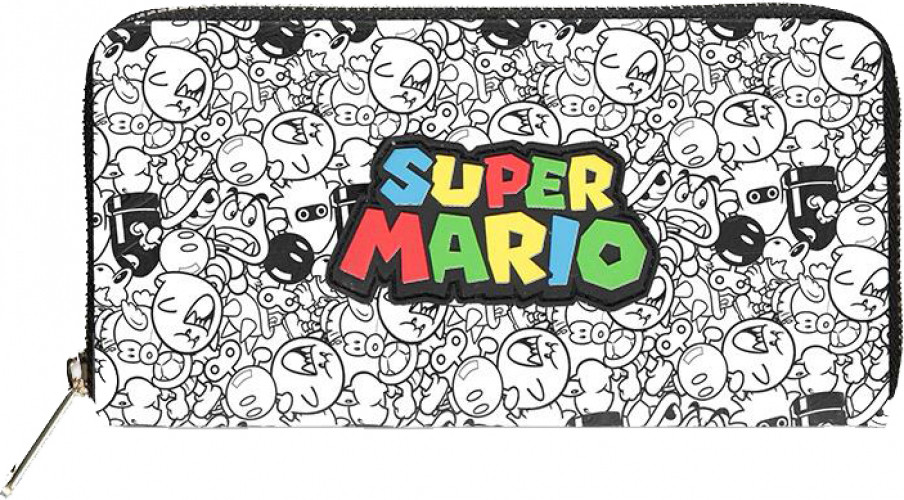 Nintendo - Super Mario Logo Zip Around Wallet