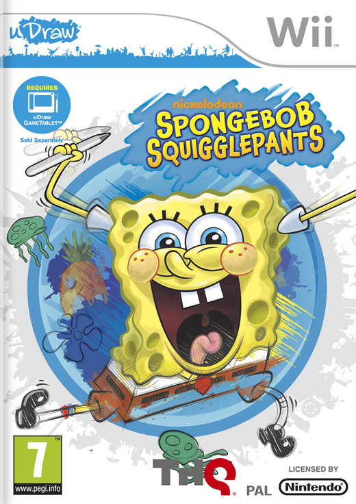 Image of SpongeBob De Onnozele Krabbelaar (uDraw only)