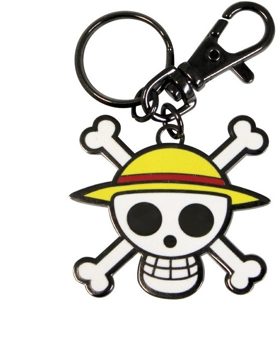 One Piece - Skull Metal Keychain