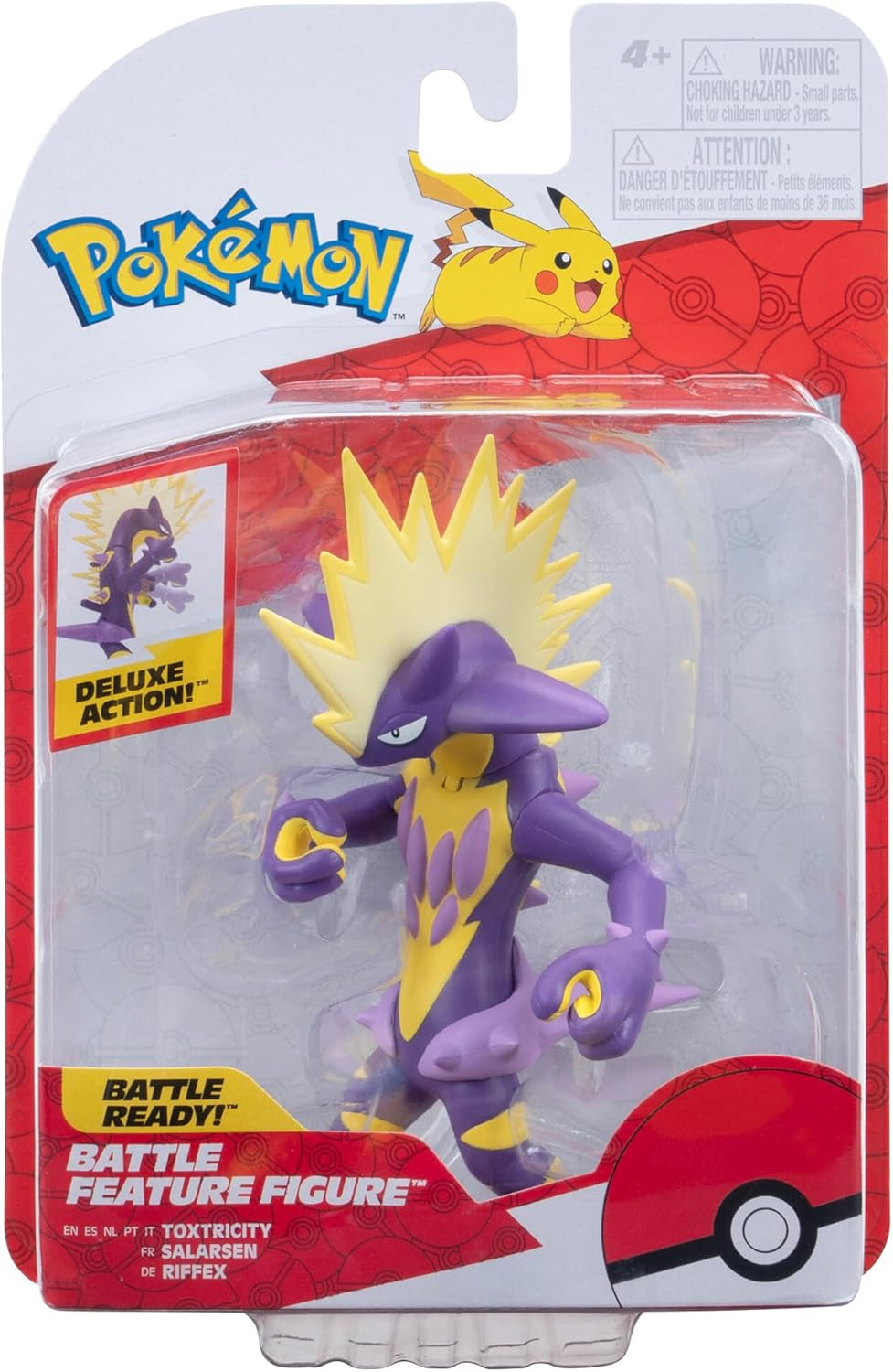 Pokemon Battle Feature Figure - Toxtricity (Jazwares) afbeelding
