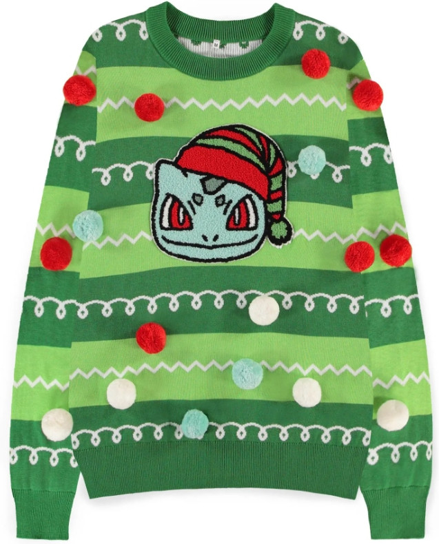 Pokémon - Bulbasaur Patched Christmas Jumper