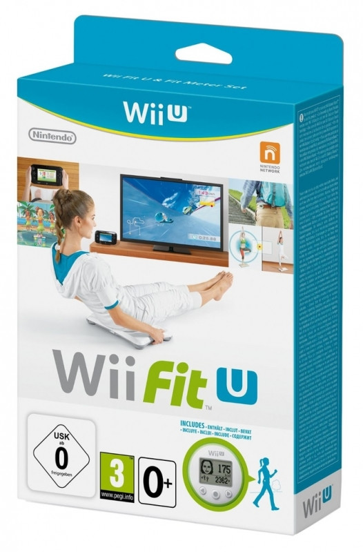 Image of Nintendo Wii Fit U + Fit Meter green