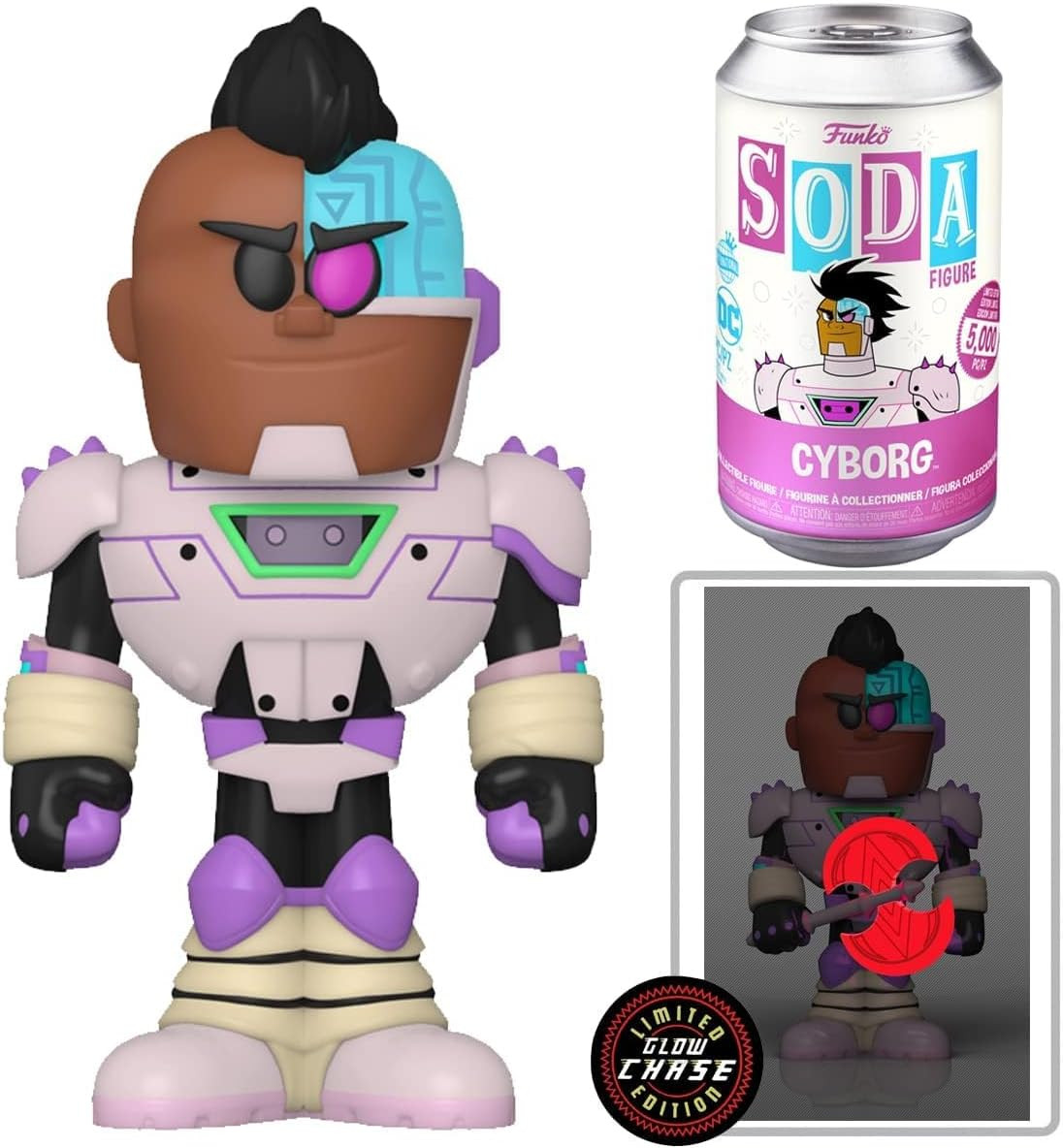 DC Teen Titans Go Funko Vinyl Soda: Cyborg
