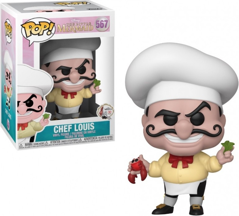 Disney The Little Mermaid 30 Years Pop Vinyl Chef Louis