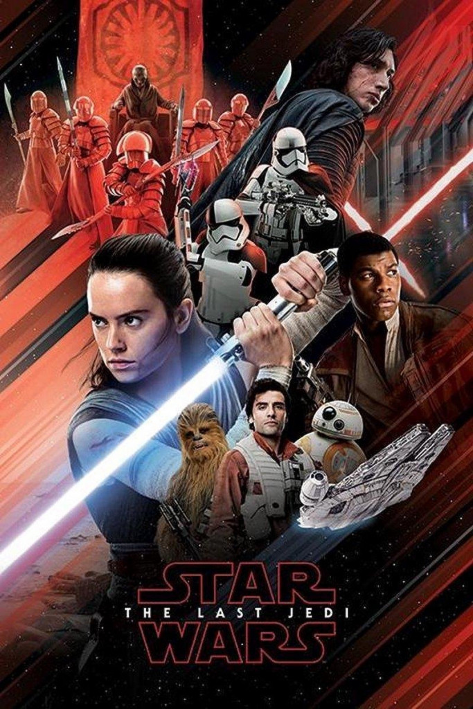 Star Wars Poster - Last Jedi Red Montage (61cm x 91,5cm)