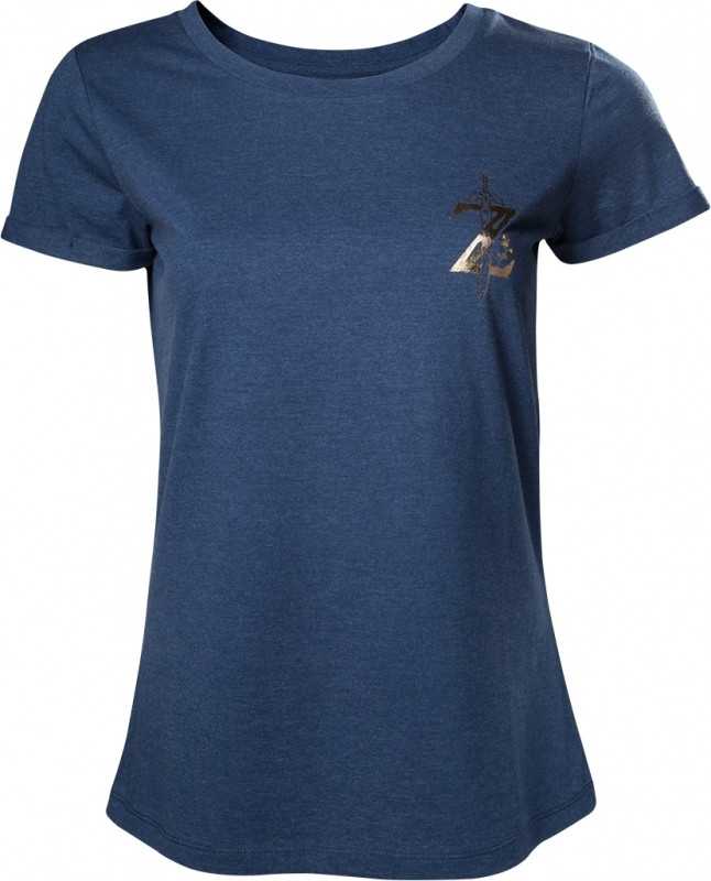 Zelda Breath of the Wild - Female Golden Logo T-shirt