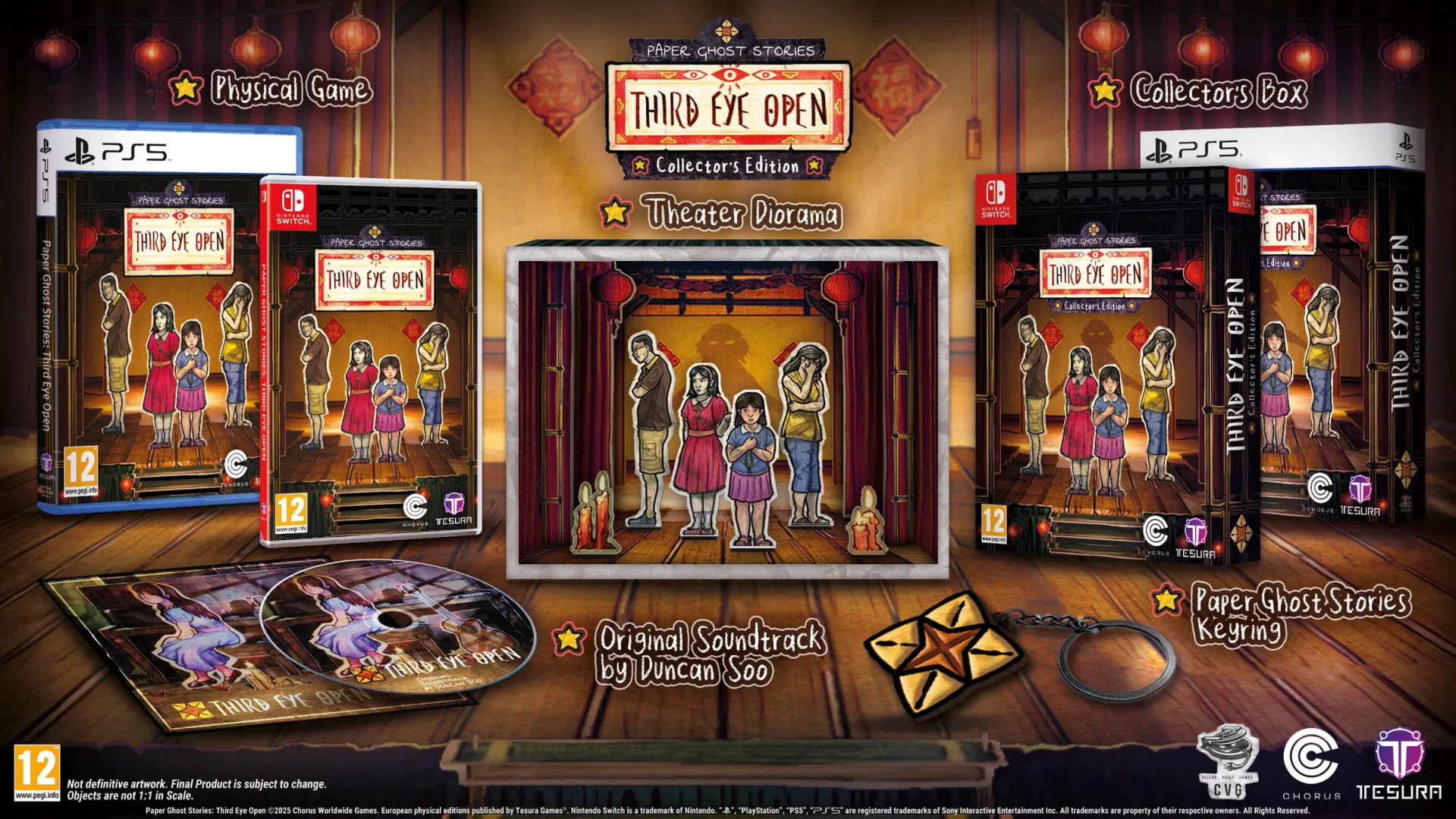 Tesura Paper Ghost Stories Third Eye Open Collector's Edition