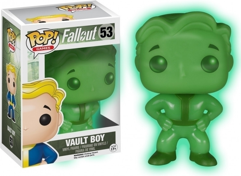 Image of Fallout Pop Vinyl Figure: Vault Boy (Limited Edition Glow in the Dark)