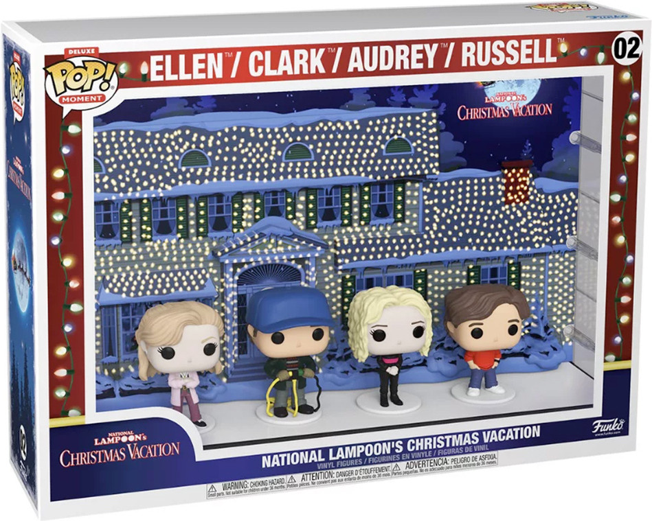 National Lampoon's Christmas Vacation Funko Pop! Moment Deluxe Vinyl: Ellen, Clark, Audrey & Russell afbeelding