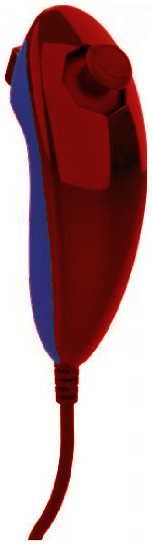 Wired Nunchuk Wii Controller (Red) (TTX Tech)