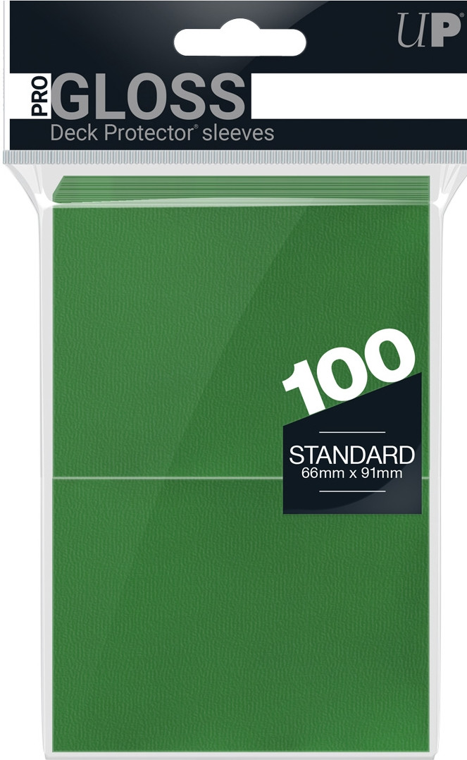 Ultra Pro - Deck Protector Sleeves Groen (Gloss) (100 stuks)