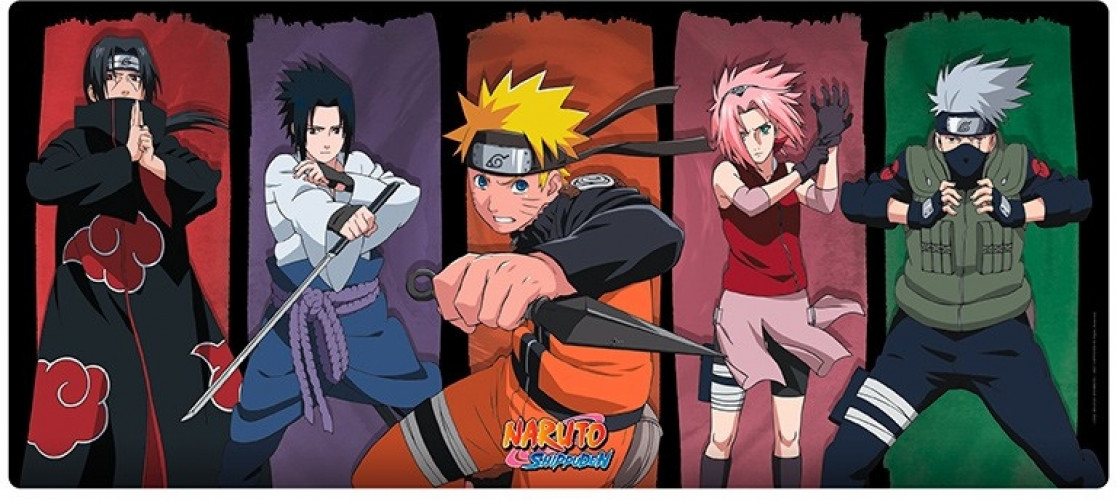 Naruto Shippuden Mousepad XXL - Naruto & Group