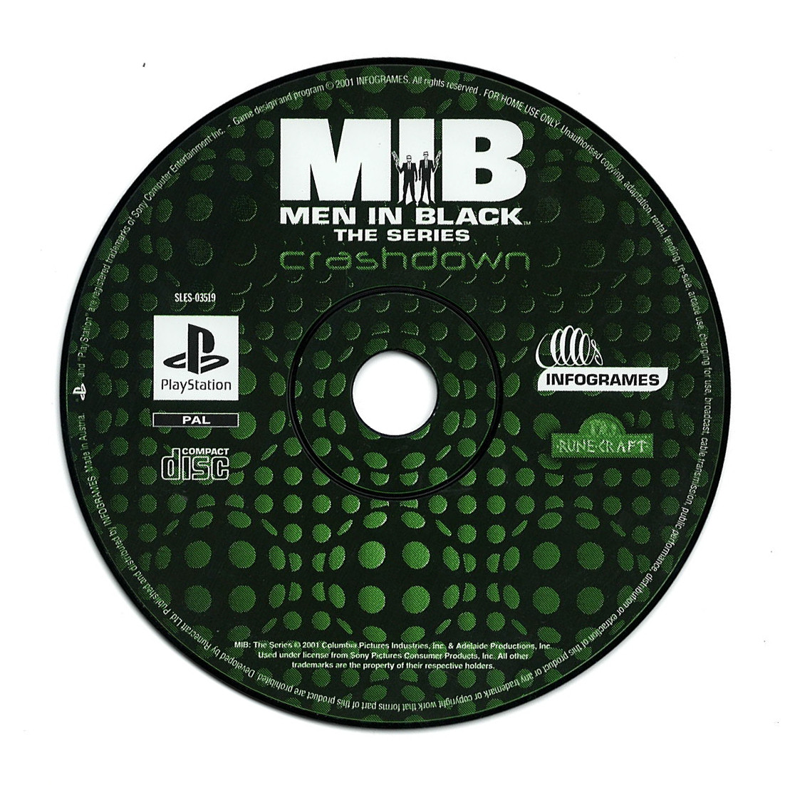 Men In Black Crashdown (losse disc)