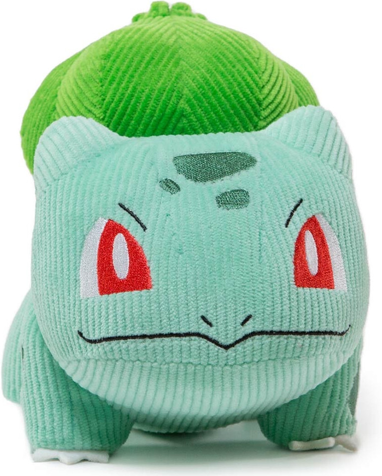Bulbasaur Corduroy - Pokémon Pluche Knuffel 20 cm [Pokémon Plush Toy - Knuffel en Speel met Pikachu, Charizard, Eevee, Bulbasaur, Charmander - Speelgoed Knuffelpop Knuffeldier voor