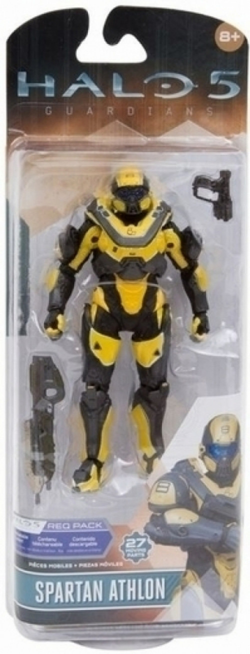 Image of Halo 5 Action Figure - Spartan Athlon Yellow/Black