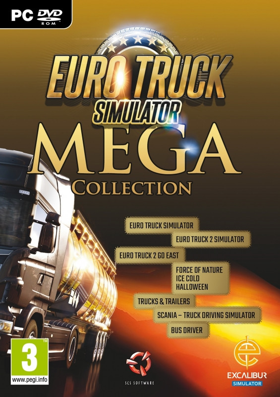 Image of Euro Truck Mega Collection (DVD-Rom)